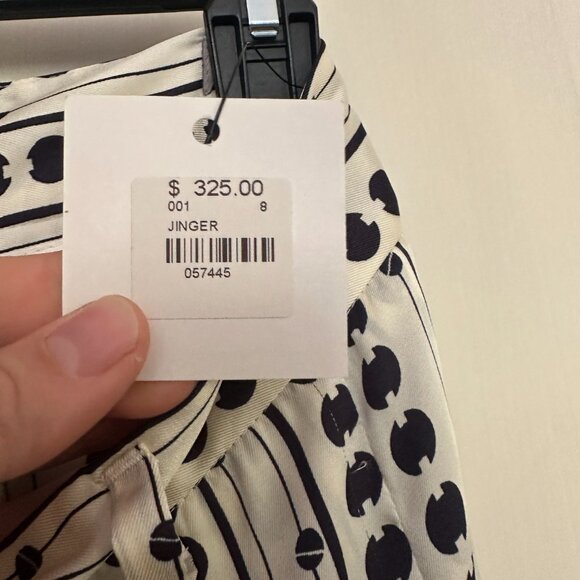 Marella black and white patterned long skirt - Picture 4 of 6